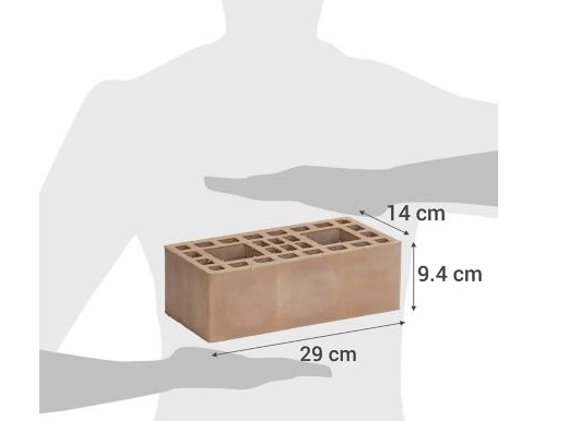 LADRILLO SANTIAGO S9 29X14X9,4 CM 288xpallet