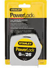 Huincha de medir stanley  Powerlock 8 Metro