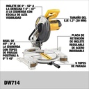 Sierra Ingleteadora 10  1.650W dewalt DW714-B2C