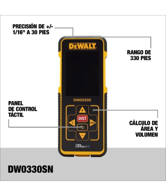 Medidor Laser Distancia 100M - DEWALT -DW0330SN