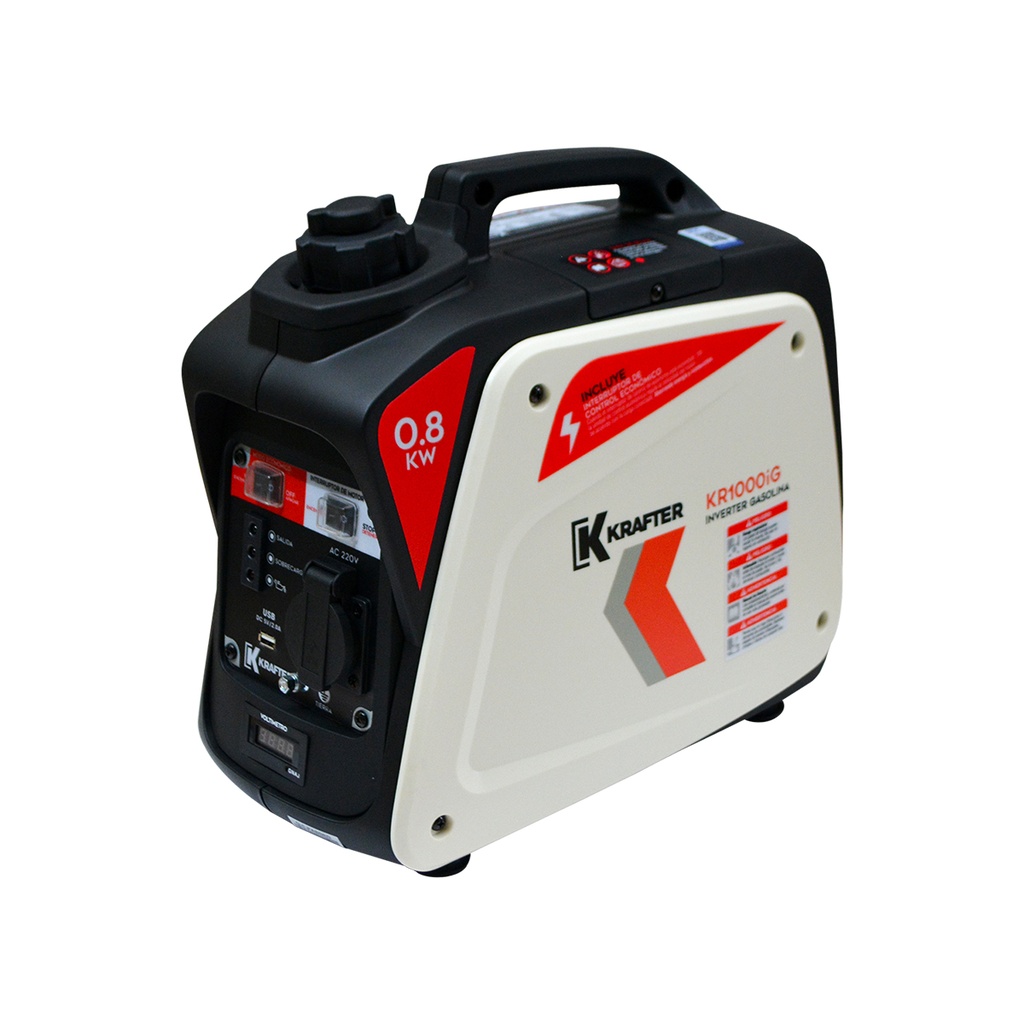 Generador Gasolina KRAFTER KR1000IG 0,8 KW