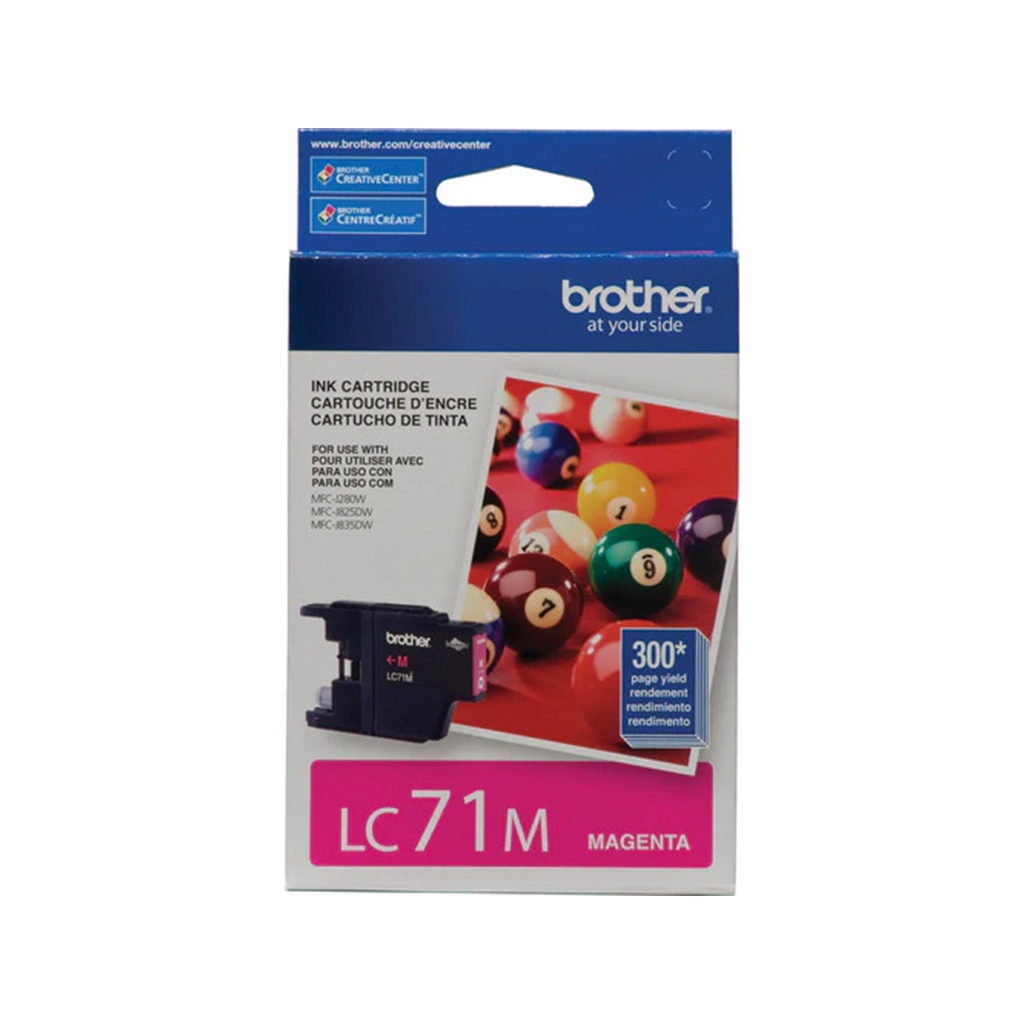 Cartucho de Tinta Brother Magenta LC71M