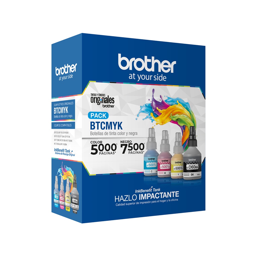 Pack de Tintas Brother BTCMYK CMYK