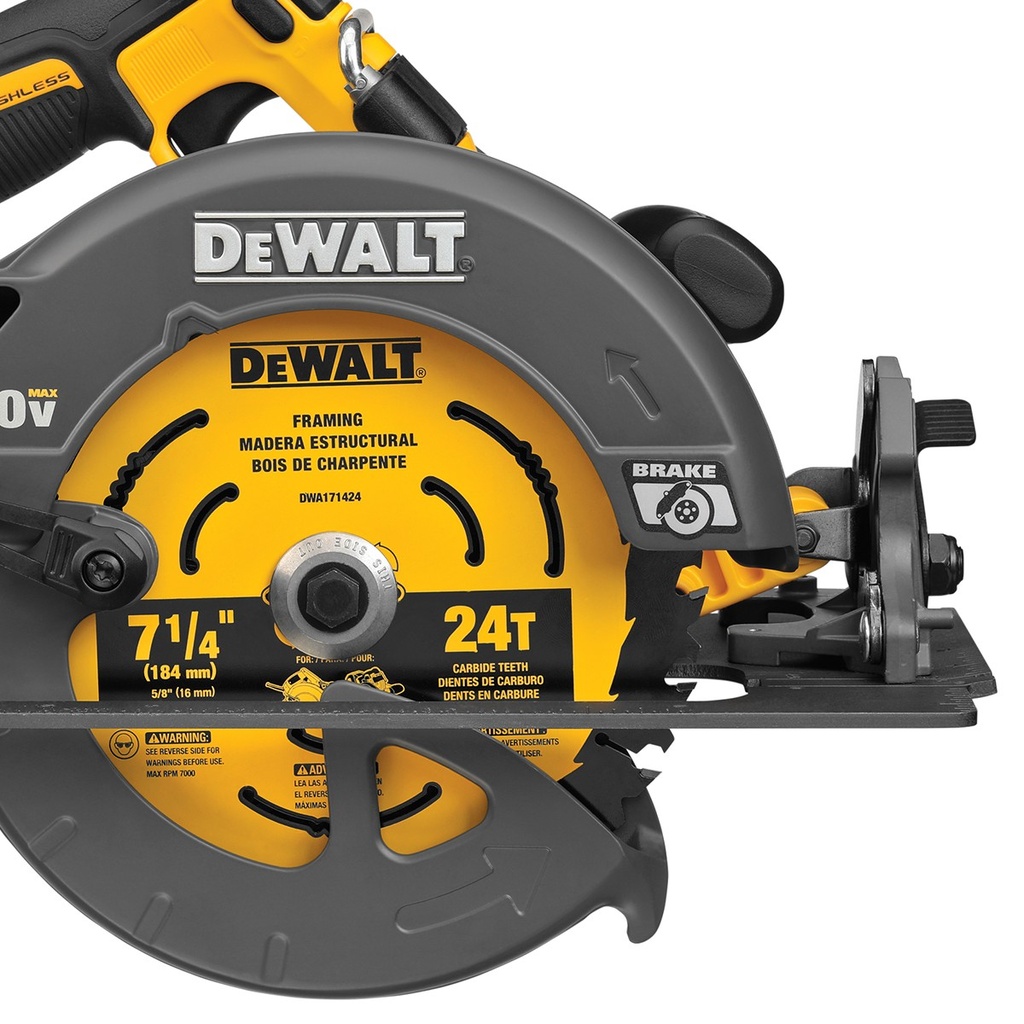 Sierra Circular 7 1/4 60V DeWalt DCS578T1-B2