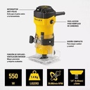 Rebajadora / Fresadora 1/4" 550W Stanley ST55-B2C