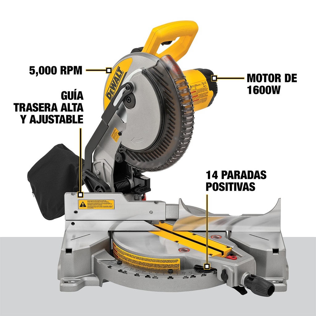 Sierra Ingleteadora 10" 1.600W Dewalt DWS713-B2