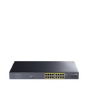 switch 16 puertos poe + 2 sfp gigabit Cudy