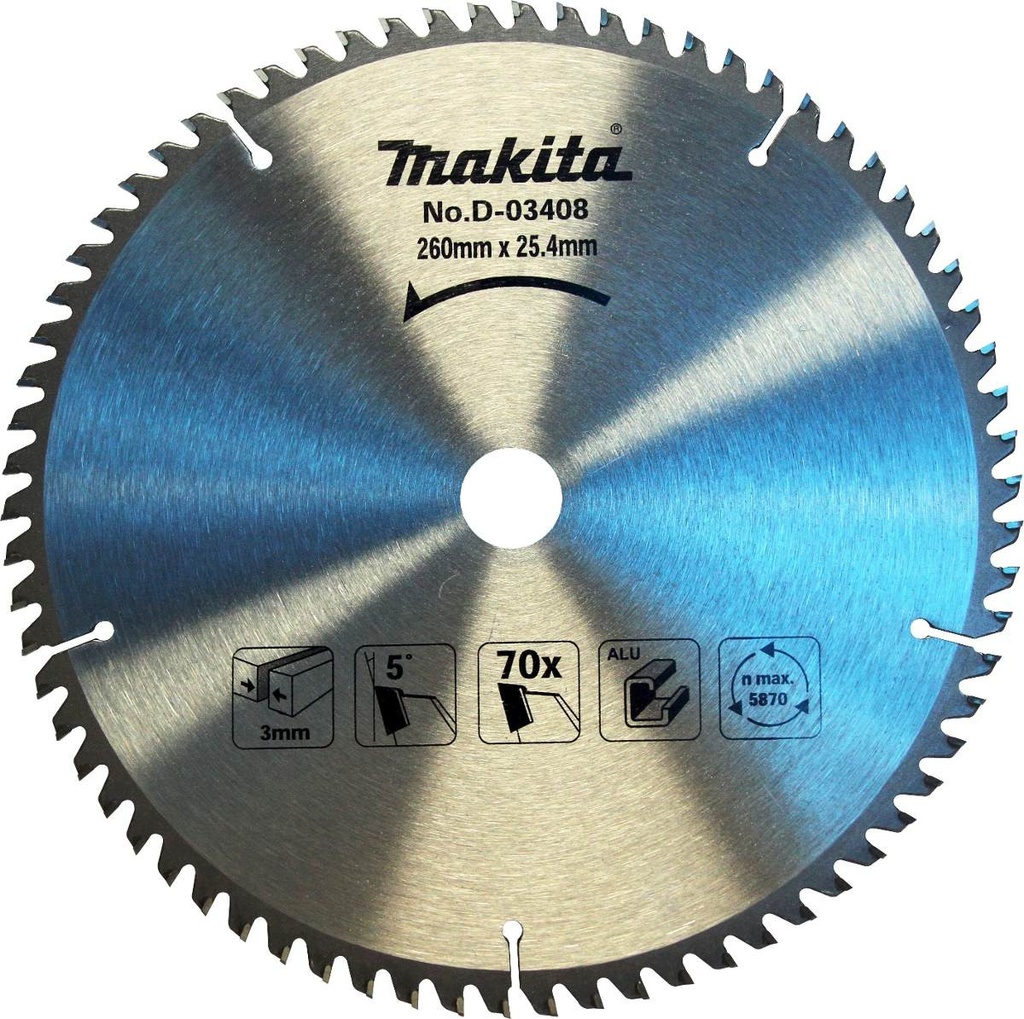 DISCO 12 (305 X 25.4 X 80T) - ALUMINIO