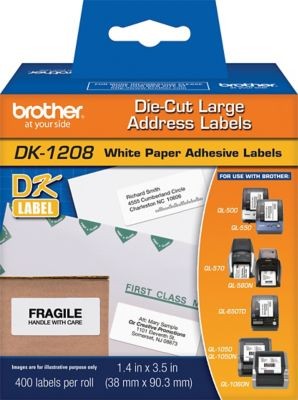 Etiqueta Brother Dk1208