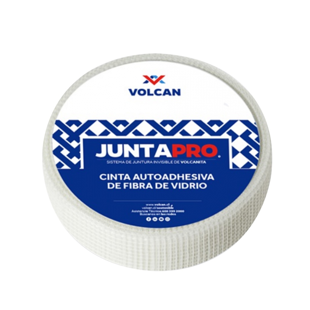 Cinta Autoadhesiva Volcanita JuntaPro Rollo 45m Volcan