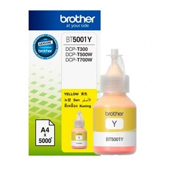 TINTA BROTHER YELLOW BT5001Y