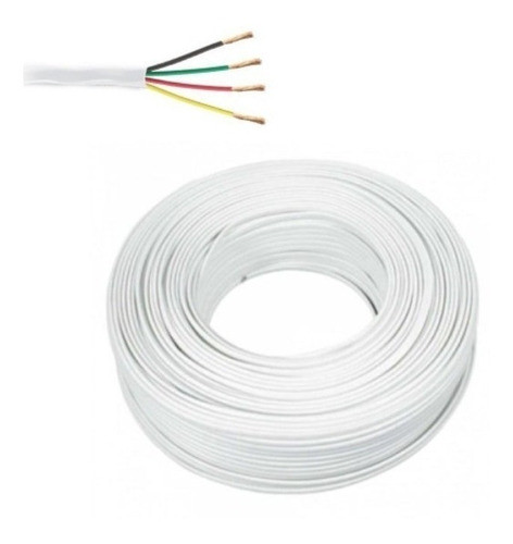 CABLE PIN 4P 4C X 24 AWG BLANCO ROLLO 100 M