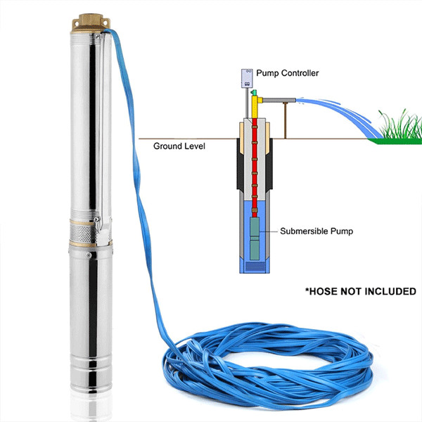 Bomba de agua para Pozo Profundo 0.75 HP