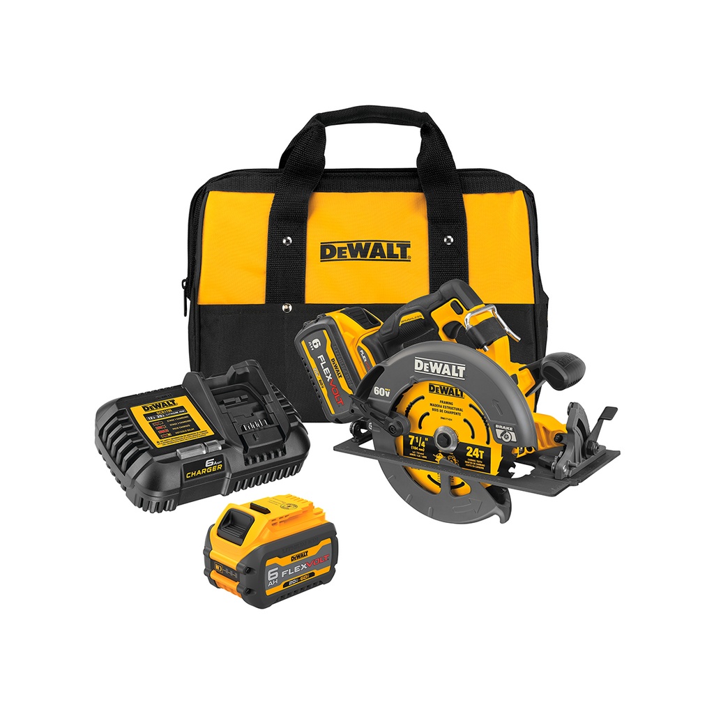 Sierra Circular Inalámbrica Dewalt  7 1/4" 60V  DCS578T2-B2