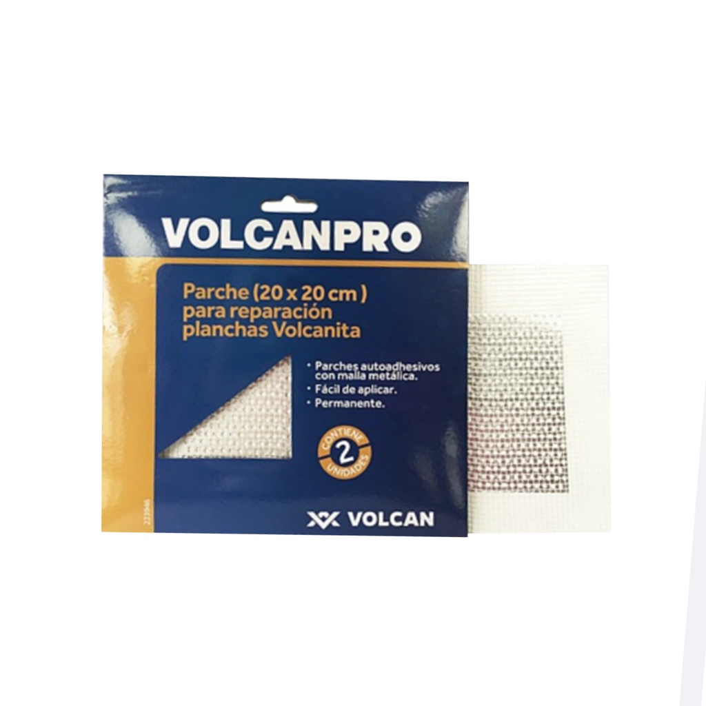 Parche Reparador de Volcanita 20×20 cm (2 unidades) Volcan