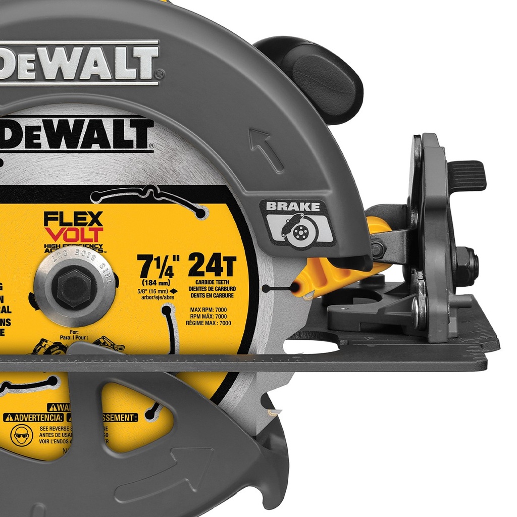 Sierra Circular 7 1/4  60V Dewalt DCS578B-B3