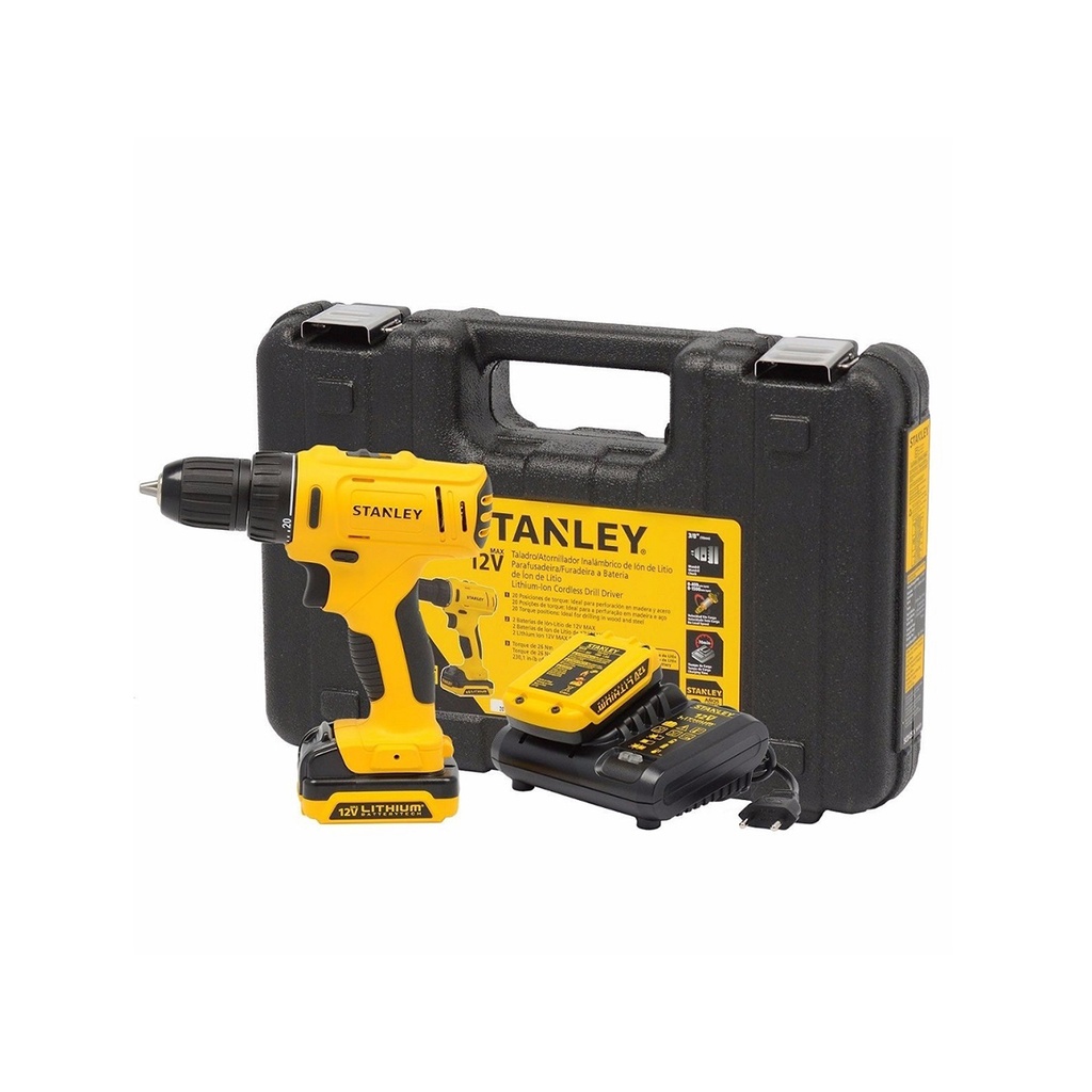 Atornillador de Impacto Stanley 12V SCHI121S2-B2