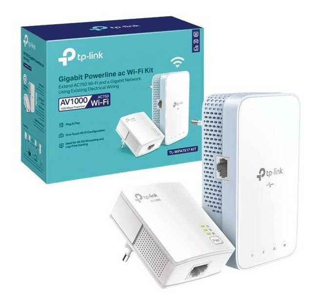 Kit repetidor electrico wifi TPLink AV 1000 TL-WPA7517