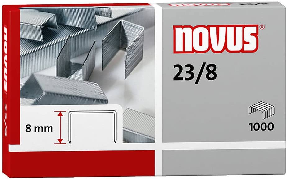 Corchetes novus 23/8 1000 unidades