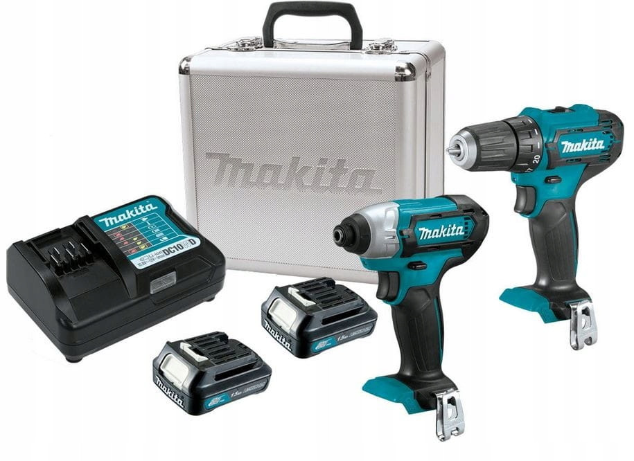 Kit de taladros Makita 12 Volt CLX224SAX