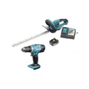 KIT Combo Cortasetos + Taladro Atornillador Inalámbricos Makita DUH523RF-1