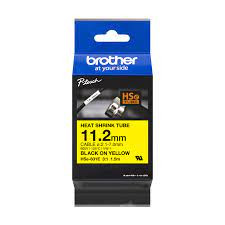 Cinta rotuladora Brother termocontraible HSE631E