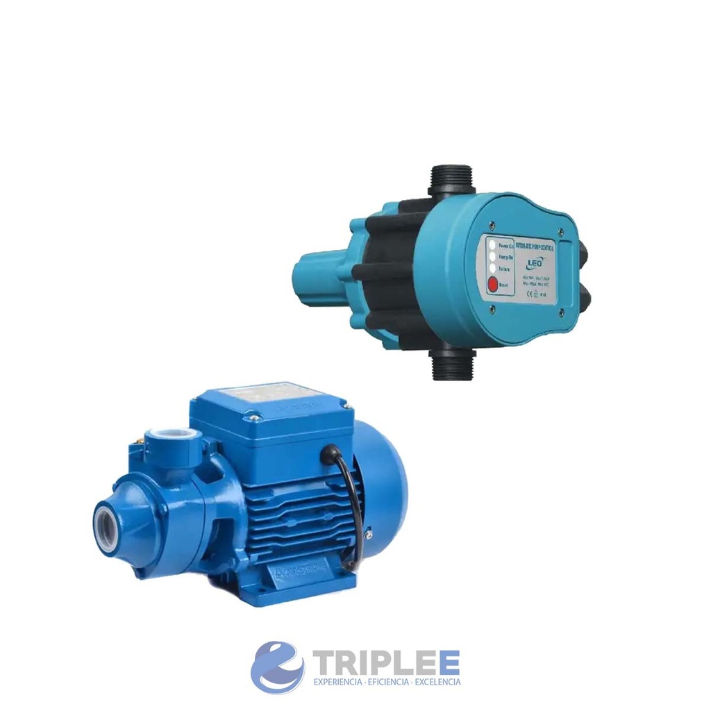 Kit Bomba de agua 0.5 hp +  Controlador de presión dps-1