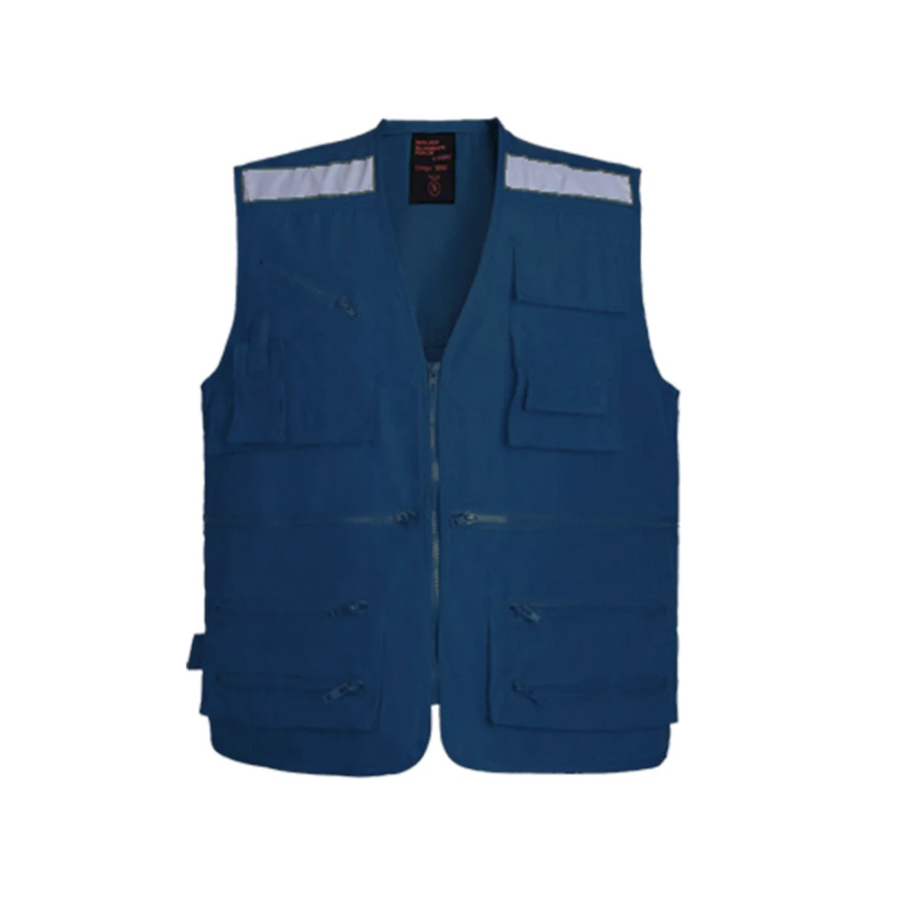 GEOLOGO GABARDINA AZUL MARINO