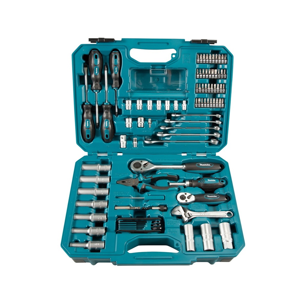 Set herramientas manuales, 87 pcs Makita