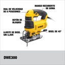 Sierra Caladora Dewalt 650W DWE300-B2C