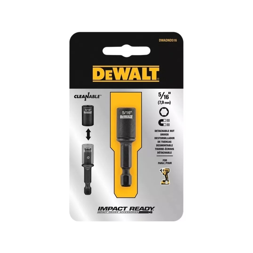 Dado magnetico 5/16 Dewalt IMPACT READY