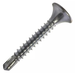 [02TADB] Tornillo volcanita drywall cabeza trompeta punta broca  #6-20X1 1/4  caja 1000U
