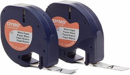 [10697] Etiqueta Letratag papel 1/2 x 4 mt dymo 2uni