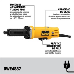 [DWE4887-B2] Rectificador 450W dewalt DWE4887-B2