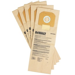 [DWV9401] BOLSAS PAPEL (x5)  DWV009/DWV010/DCV585B dewalt DWV9401