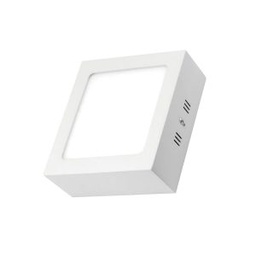 [QS-412W-3000K] Panel led cuadrado sobrepuesto 12w 3000k