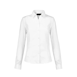 [540121] Blusa Oxford Manga larga Blanca