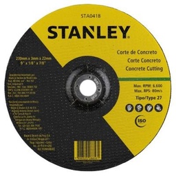 [STA0418] Disco de corte concreto 9 Stanley